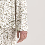 Muse Long PJs — Rose Garden: Comfortable women's pajamas in a delicate rose garden print. Long sleeves and pants.