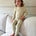 Mini Muse PJs in Soft Sage: Adorable toddler in comfy sage green pajamas